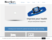 Tablet Screenshot of nightshifttherapy.com